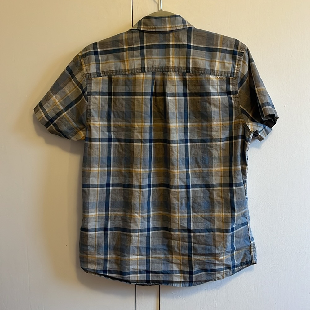 Prana Men's Blue Plaid Shirt - Picture 4 of 4